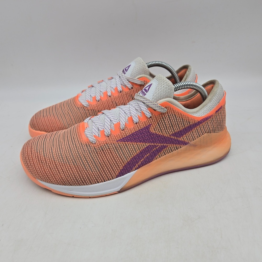 Reebok CrossFit Nano 9 Shoes Sneakers Orange Running Womens Size 11 DV6367